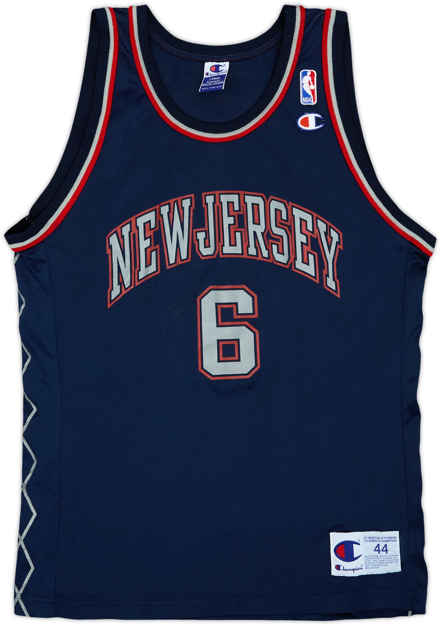2000-02 New Jersey Nets Martin #6 Away Jersey