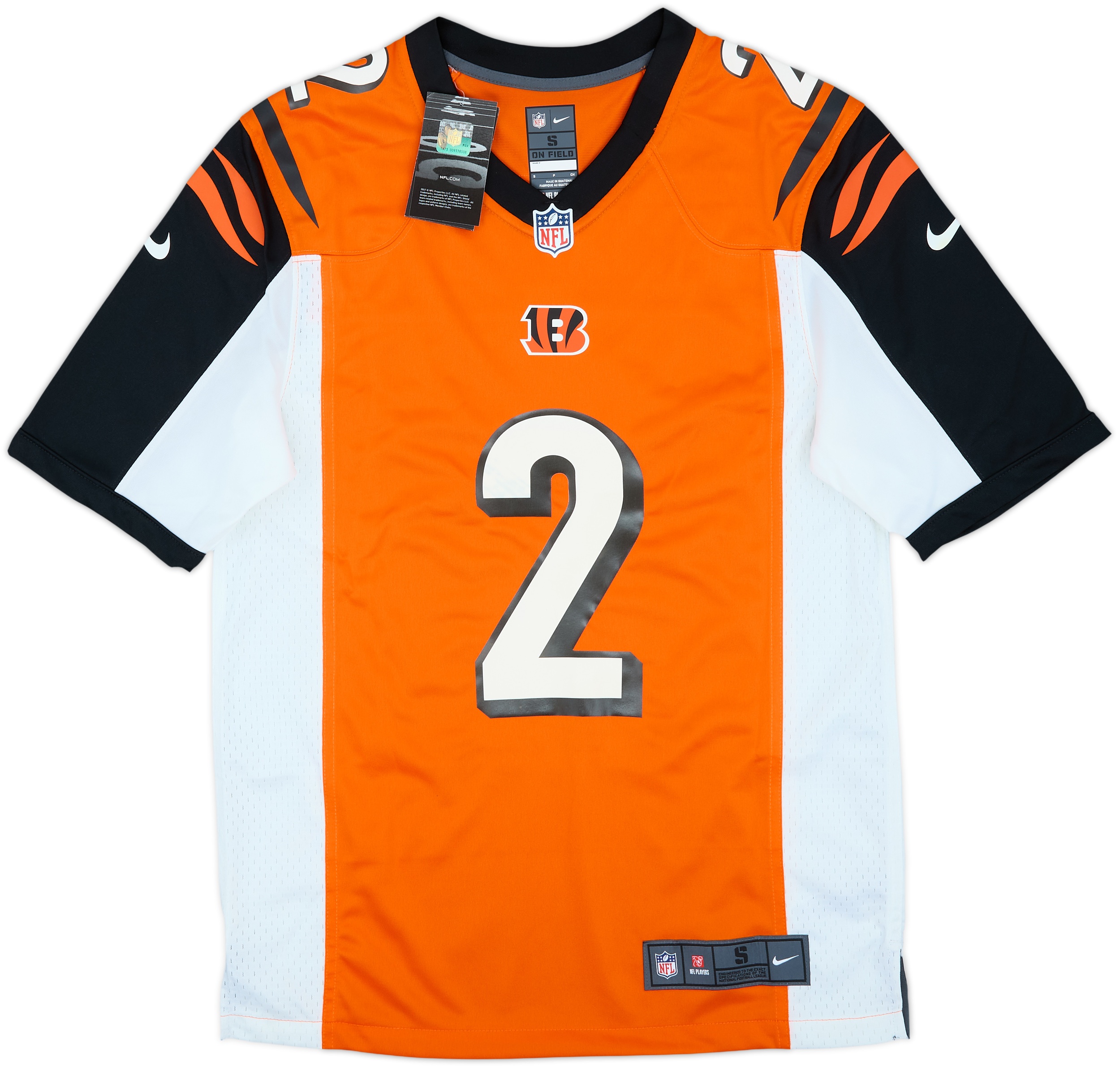 2020 Cincinnati Bengals McPherson #2 Game Alternate Jersey