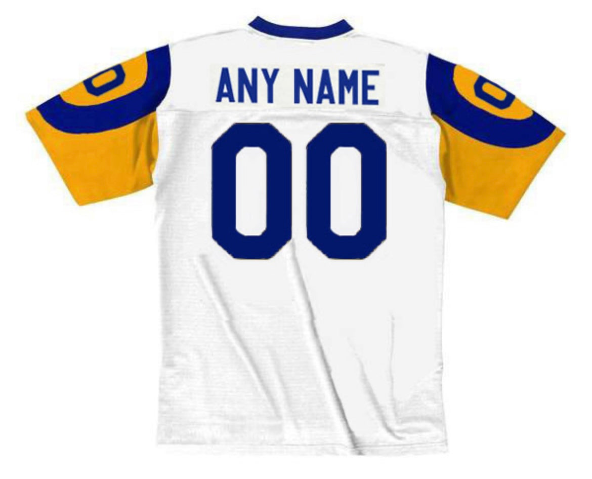 Any name and number St. Louis Rams jersey white