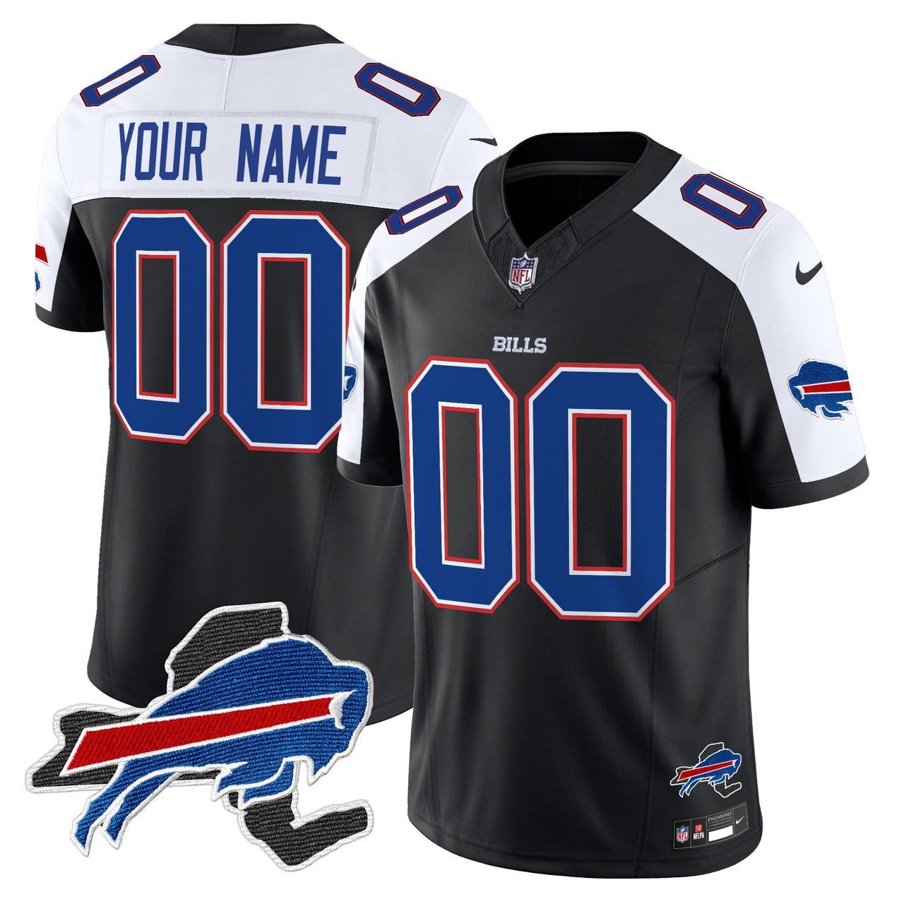 Bills New York Patch Custom Limited Jersey - Edition 1