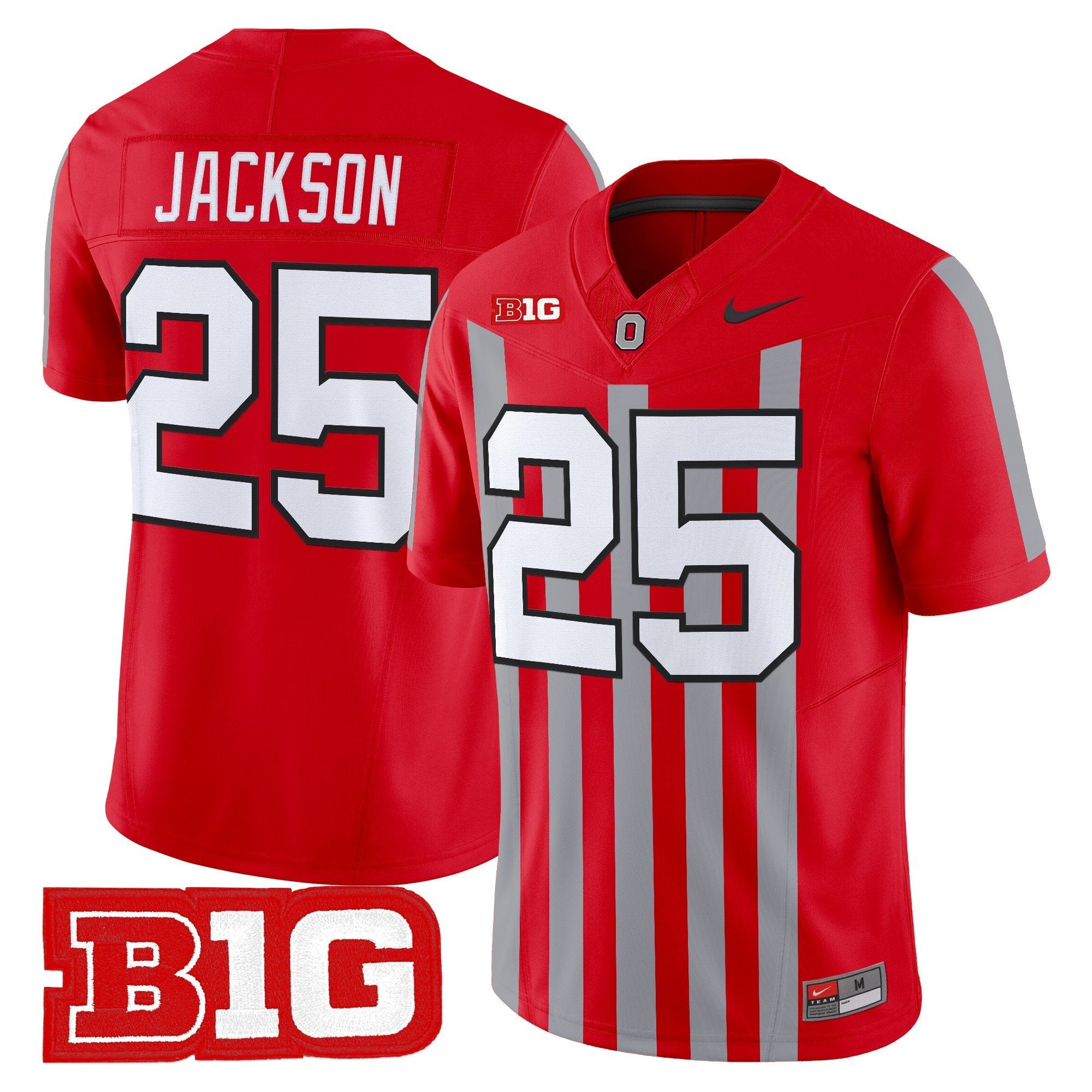 Bo Jackson Ohio State Buckeyes Throwback Jersey Stitched - Red