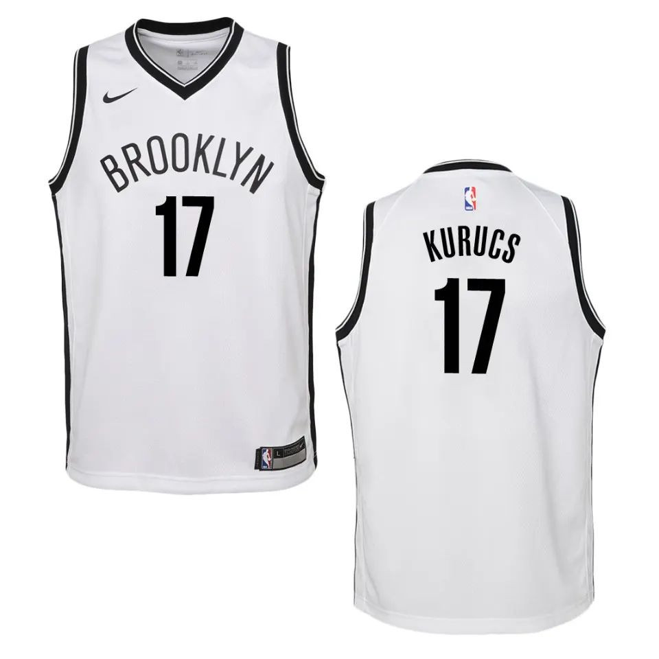 Brooklyn Nets White Swingman Jersey - Association Edition - Series 3
