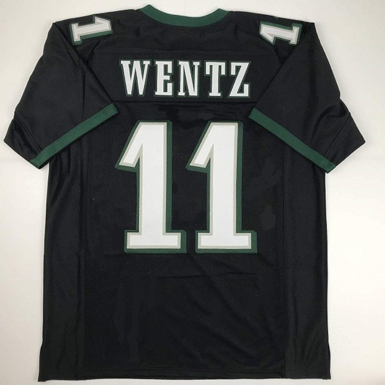 Carson Wentz Philadelphia Eagles Custom Throwback Limited Jersey