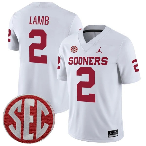 Ceedee Lamb #2 Oklahoma Sooners Alumni Limited Player Jersey - White