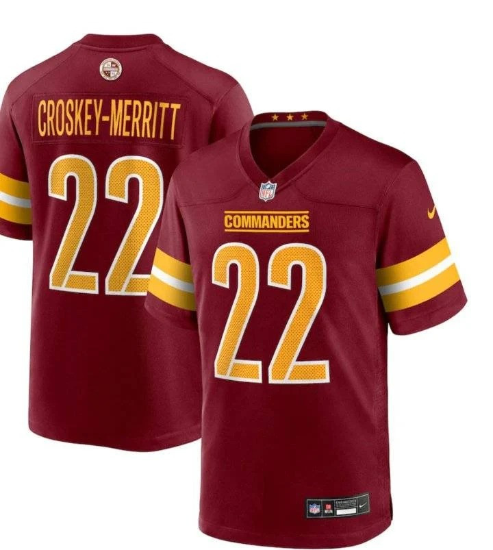 Croskey Merritt Washington Commanders Limited Jersey
