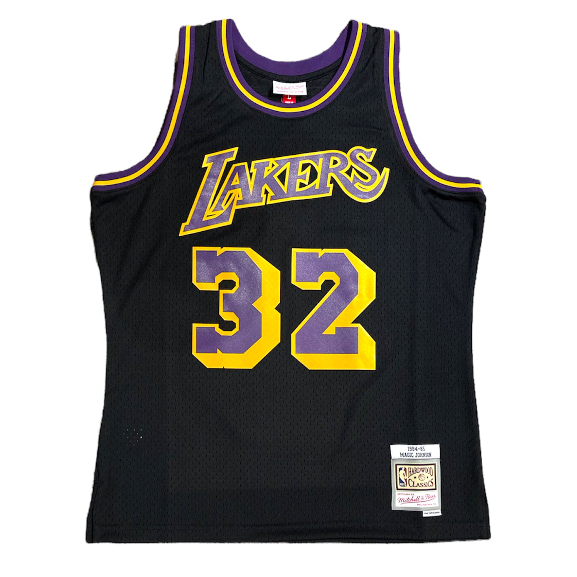 Magic Johnson Lakers Retro Jersey - Black
