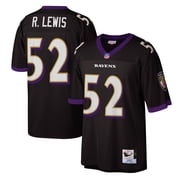 Men's Ray Lewis Black Baltimore Ravens 2004 Throwback Retired Player Jersey