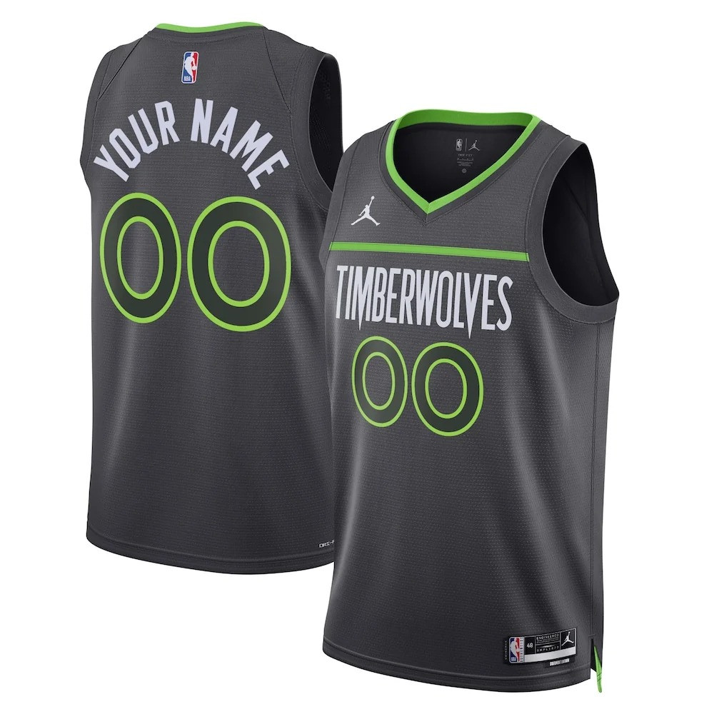 Minnesota Timberwolves Jordan Statement Custom Swingman Jersey