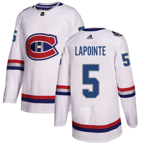 Montreal Canadiens #5 2017 Guy Lapointe Classic Jersey - White