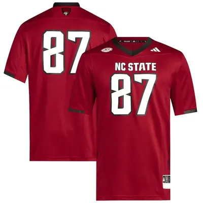 NC State Wolfpack #87 Premier Jersey - Red