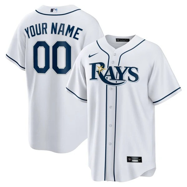 Tampa Bay Rays Custom Devil Rays Limited Jersey - White