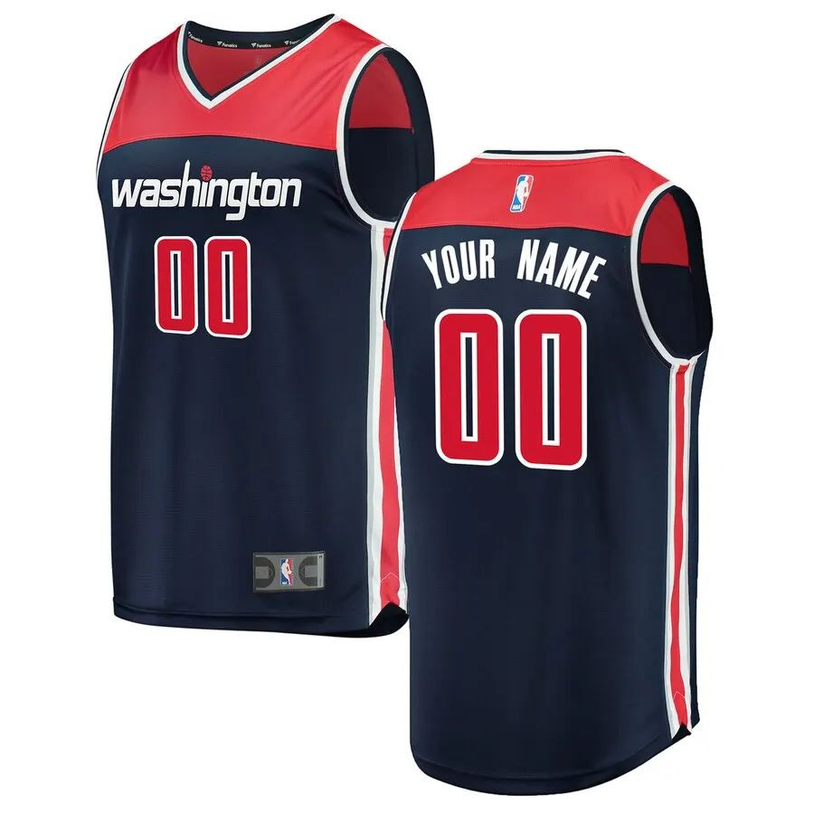Washington Wizards Navy Custom Swingman Jersey - Statement Edition - Series 5